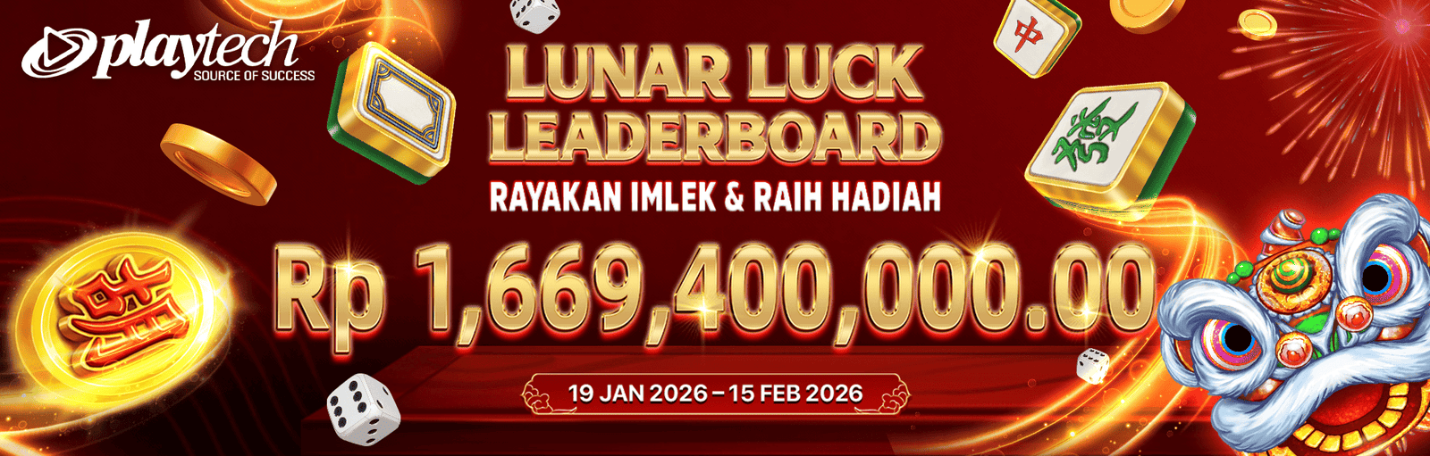 PLAYTECH - LUNAR LUCK LEADERBOARD
